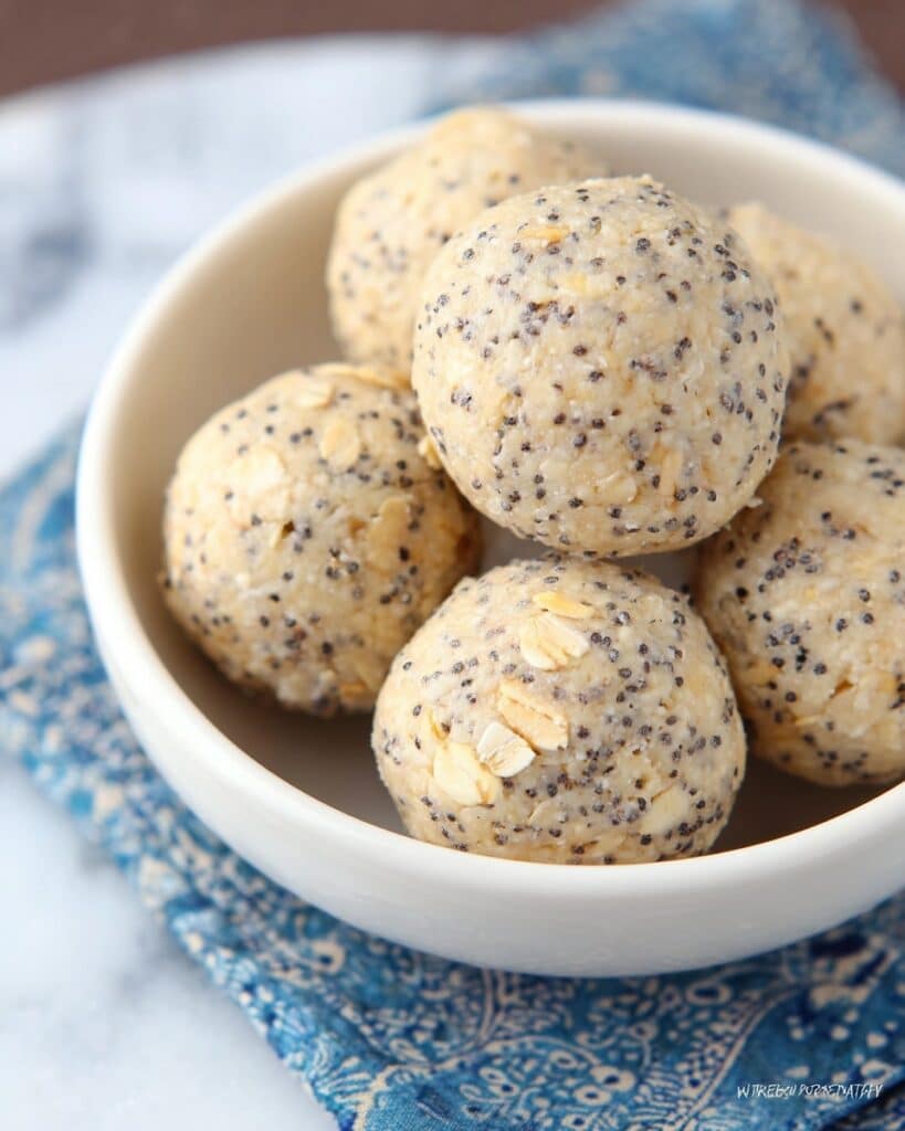 Lemon Poppy Seed Energy Bites Recipe